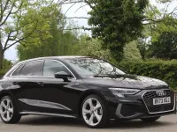 Used Audi A3 S-Line 110 HP (80 kW) 2023 Black Sedan