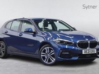 Used BMW 118 Sport Line 136 HP (100 kW) 2021 Blue Hatchback