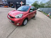 Second-hand Nissan Micra Acenta 2014 Roșu Hatchback