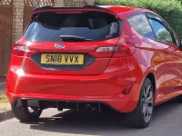 Used Ford Fiesta ST-Line 125 HP (91 kW) 2018 Red Hatchback