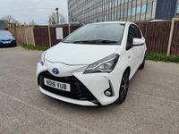 Used Toyota Yaris Hybrid 2018 White Hatchback