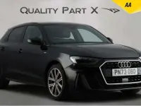 Begagnad Audi A1 Sportback S-Line 110 HK (80 kW) 2023 Svart Halvkombi