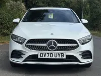 Used Mercedes A250 AMG line 214 HP (157 kW) 2021 White Hatchback