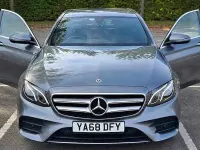 Used Mercedes E220 AMG Line Premium 194 HP (142 kW) 2018 Grey Sedan