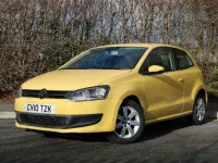 Used VW Polo SE 85 HP (62 kW) 2010 Yellow Hatchback