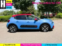 Used Citroën C3 Flair 100 HP (73 kW) 2017 Blue Hatchback