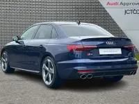 Used Audi A4 Black Edition 341 HP (250 kW) 2020 Blue Sedan