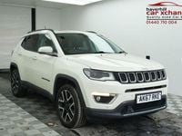 Used Jeep Compass Limited 140 HP (102 kW) 2018 White SUV