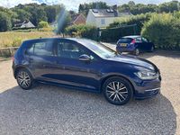Used VW Golf VII SE 115 HP (84 kW) 2017 Blue Hatchback