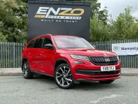 Used Skoda Kodiaq SportLine 190 HP (139 kW) 2019 Red SUV
