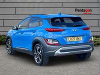 Second-hand Hyundai Kona Premium 120 CP (88 kW) 2022 Albastru SUV