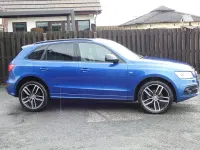 Used Audi Q5 S-line plus 190 HP (139 kW) 2016 Blue SUV