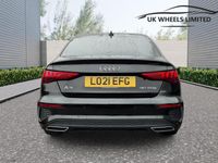 Begagnad Audi A3 S-Line 2021 Svart Sedan