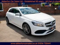 Used Mercedes A160 Executive 102 HP (75 kW) 2017 White Hatchback