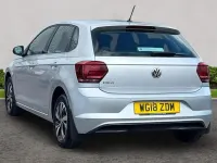 Used VW Polo SE 95 HP (69 kW) 2018 Silver Hatchback