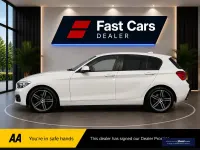Used BMW 118 Sport Line 136 HP (100 kW) 2018 White Hatchback