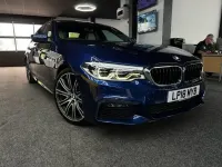 Used BMW 530 M Sport 265 HP (194 kW) 2018 Blue Sedan