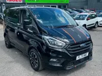 Used Ford Transit Custom Sport 185 HP (136 kW) 2021 Black Van