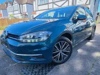 Used VW Golf VII SE 125 HP (91 kW) 2017 Green Hatchback
