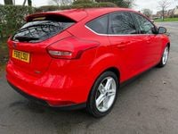 Used Ford Focus Zetec 2016 Red Hatchback