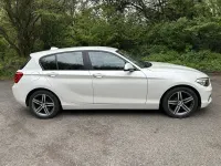 Used BMW 116 Sport Line 2018 White Hatchback