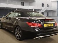 Used Mercedes E400 AMG line 333 HP (244 kW) 2015 Black Cabriolet