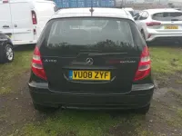Used Mercedes A150 Classic 95 HP (69 kW) 2008 Black Hatchback