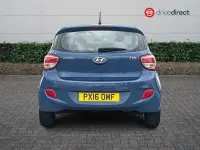 Used Hyundai i10 67 HP (49 kW) 2016 Blue Hatchback
