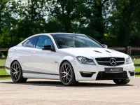 Used Mercedes C63 AMG Edition 507 HP (372 kW) 2013 White Coupe