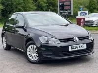 Used VW Golf VII S 2014 Black Hatchback