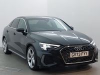 Used Audi A3 S-Line 150 HP (110 kW) 2023 Black Sedan