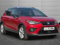 Used Seat Arona FR 115 HP (84 kW) 2020 Desire red with grey roof SUV