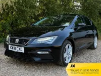 Used Seat Leon FR 150 HP (110 kW) 2018 Black Hatchback