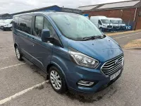 Used Ford Tourneo Custom Titanium 130 HP (95 kW) 2020 Blue Van