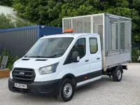 Used Ford Transit 130 HP (95 kW) 2020 White Cabriolet