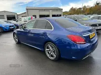 Used Mercedes C220 AMG line 2021 Blue Sedan