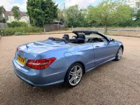 Used Mercedes E350 306 HP (225 kW) 2012 Blue Cabriolet