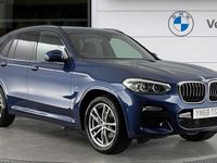 Used BMW X3 M Sport 190 HP (139 kW) 2018 Blue SUV