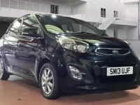 Used Kia Picanto 84 HP (61 kW) 2013 Black Hatchback