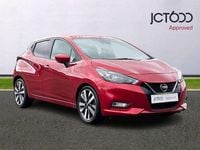 Used Nissan Micra Tekna 91 HP (66 kW) 2022 Red Hatchback