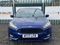 Used Ford Focus ST-Line 125 HP (91 kW) 2017 Blue Hatchback