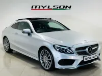 Used Mercedes C220 AMG Line Premium 170 HP (125 kW) 2017 Silver Coupe