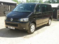 Used VW T5 Highline 140 HP (102 kW) 2015 Black Van