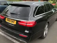 Usado Mercedes E220 AMG line 194 CV (142 kW) 2019 Negro Familiar