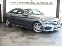 Used Mercedes C220 AMG line 170 HP (125 kW) 2017 Grey Sedan