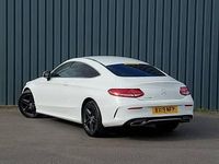 Used Mercedes C300 AMG line 258 HP (189 kW) 2019 White Coupe