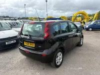 Used Nissan Note Acenta 88 HP (64 kW) 2009 Black Hatchback