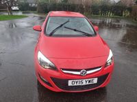 Used Vauxhall Astra Excite 2015 Red Hatchback