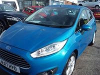 Used Ford Fiesta Zetec 100 HP (73 kW) 2017 Blue Hatchback