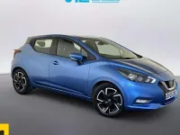 Used Nissan Micra Acenta 92 HP (67 kW) 2021 Blue Hatchback